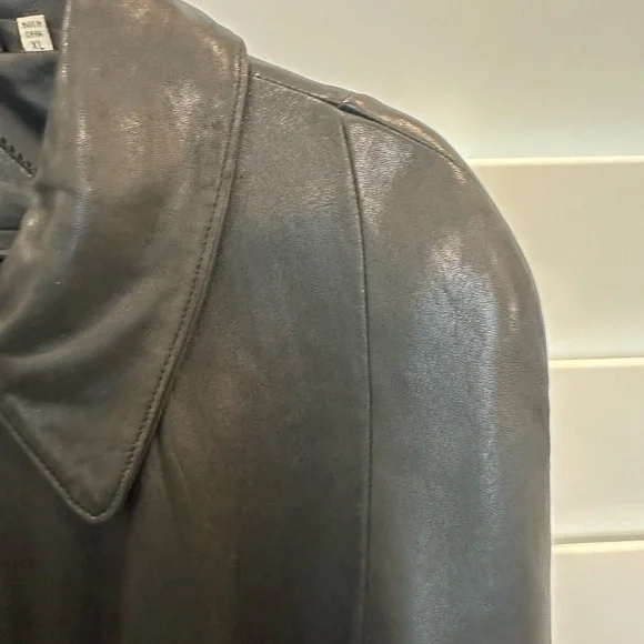 Preston & York Black Leather Jacket - Picture 10 of 14
